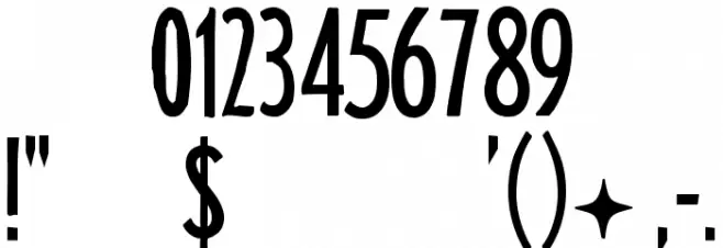 HeadlineHPLHS-Two Font OTHER CHARS