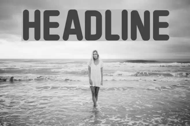 Headline Font examples