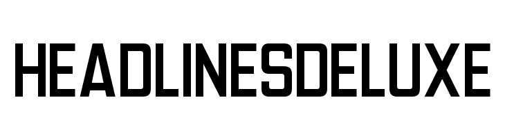 Headlines Deluxe  Fuentes Gratis Descargar