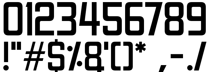 Headlines Deluxe Font OTHER CHARS