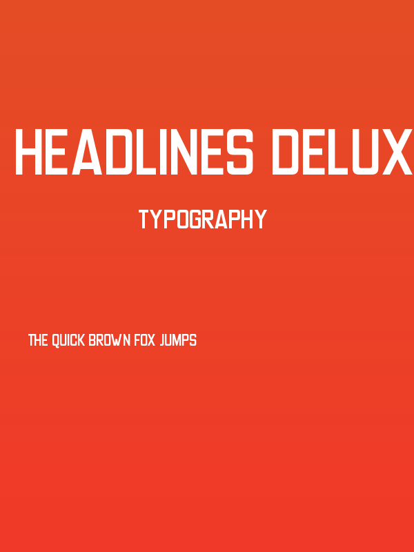 Headlines Deluxe Poster