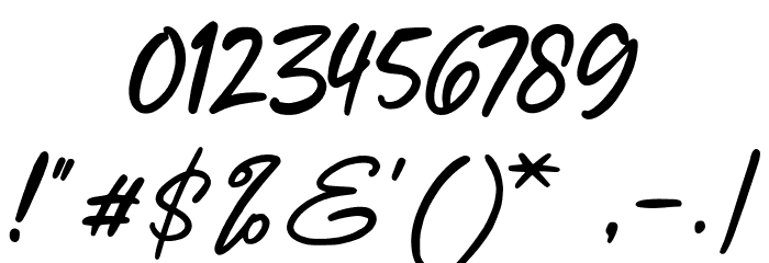 HeadmistaScript Font OTHER CHARS