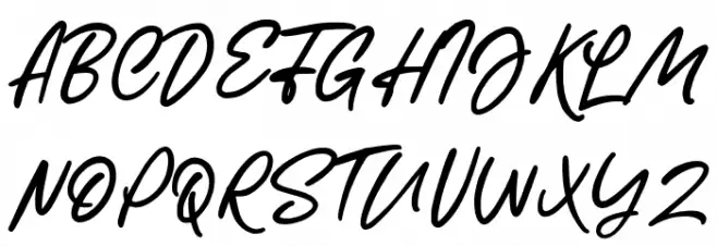 HeadmistaScript Font UPPERCASE