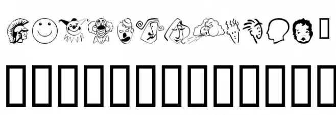 Heads 2 Шрифта ВЕРХНИЙ