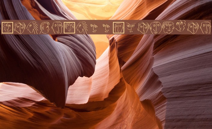 HeadsCallSketches Font examples