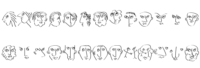 HeadsCallSketches Font LOWERCASE