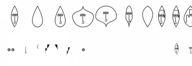 HeadsConstructed Font OTHER CHARS