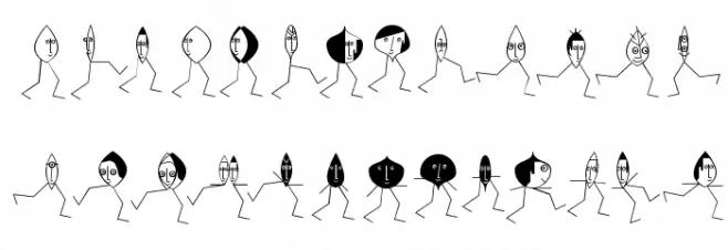 HeadsConstructedTwo Font Litere mari