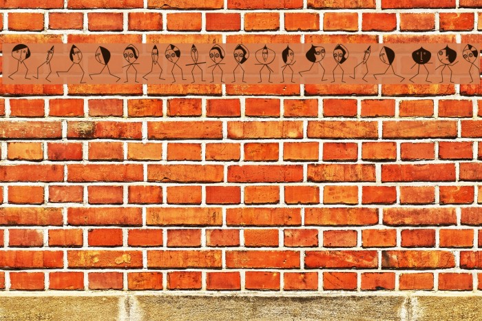 HeadsConstructedTwo Font examples