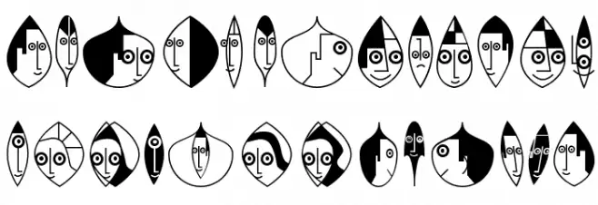 HeadsConstructed फ़ॉन्ट लोअरकेस