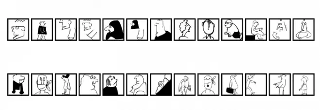 HeadsGallery Polices MAJUSCULES