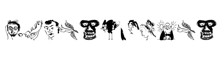 HeadsNBirds Font