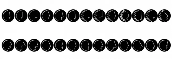 HeadsTorsiButtons Fuentes MAYÚSCULAS