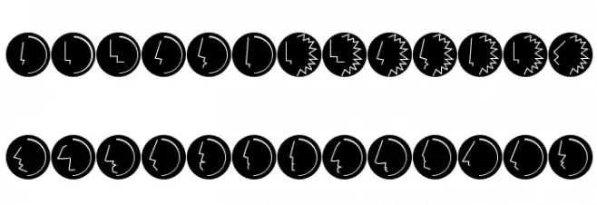 HeadsTorsiButtons フォント 小文字