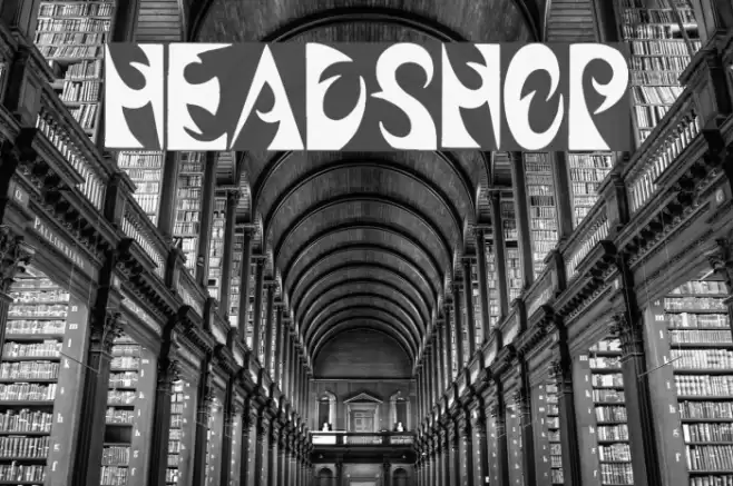 Headshop Шрифта examples