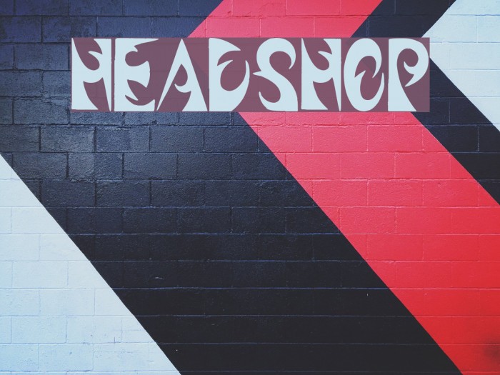 Headshop Font examples