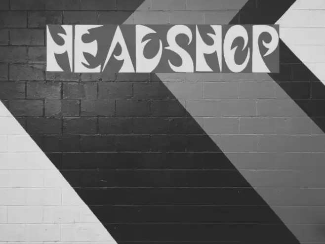 Headshop Шрифта examples