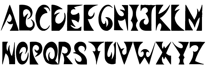 Headshop Font LOWERCASE