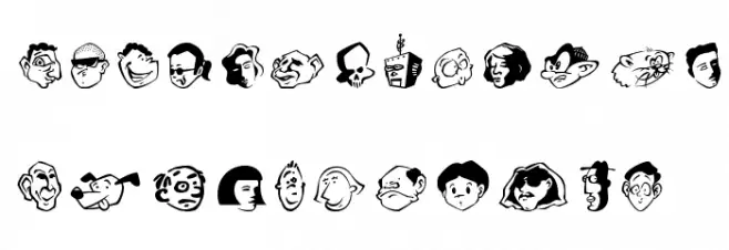 HeadsoftheHousehold फ़ॉन्ट लोअरकेस