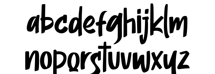 Headson Font LOWERCASE