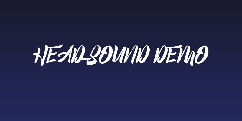 Headsound Demo Social Header