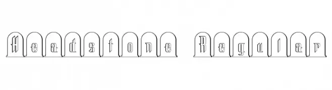 Headstone Regular  Fuentes Gratis Descargar