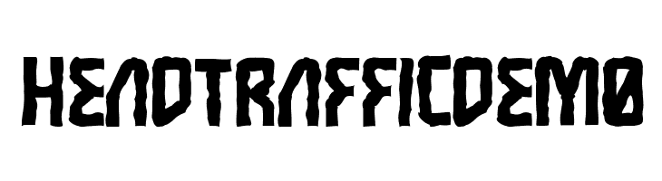 Headtraffic DEMO  フリーフォントのダウンロード