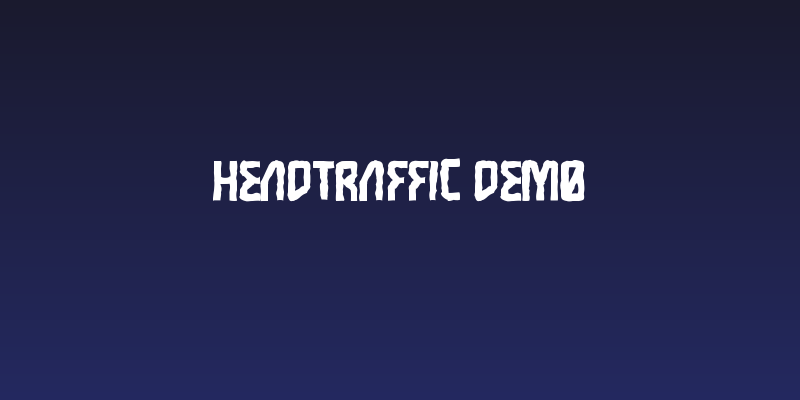 Headtraffic DEMO Social Header
