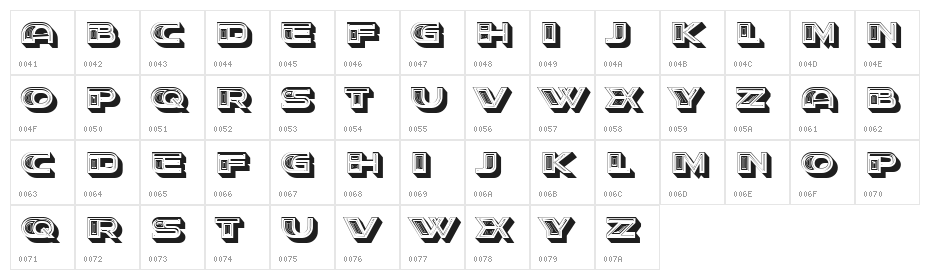 Headway Regular Character Map