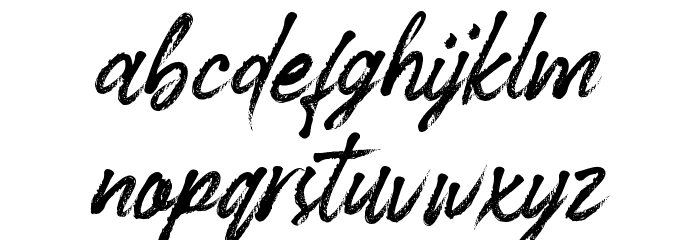Headwind Font LOWERCASE