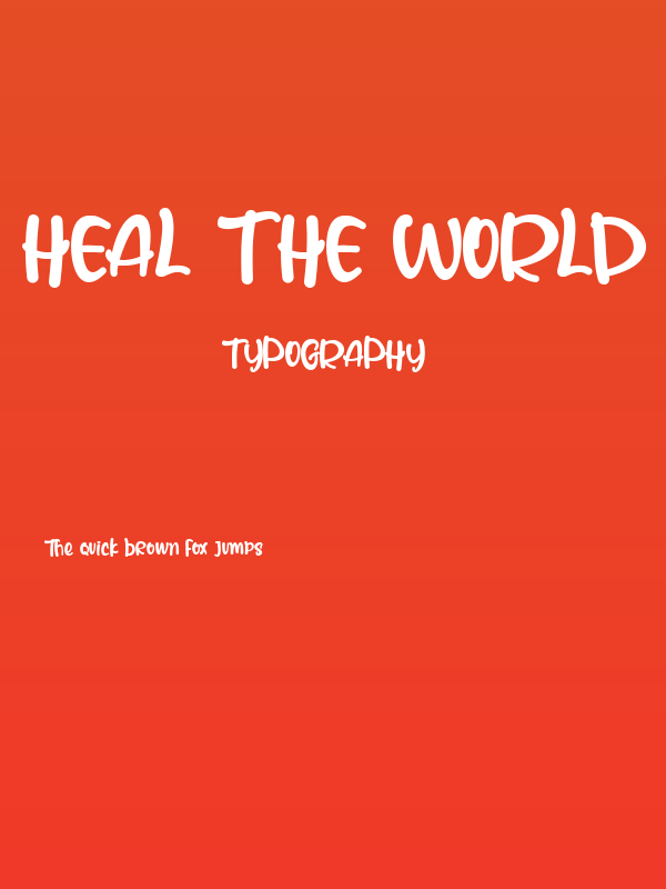 Heal The World Poster