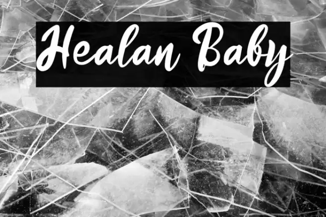 Healan Baby Шрифта examples