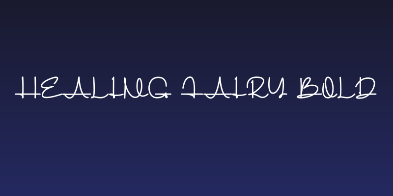 Healing Fairy Bold Social Header
