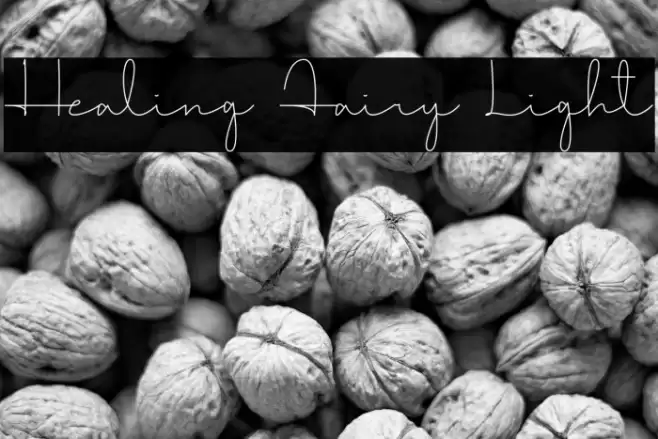 Healing Fairy Light Font examples