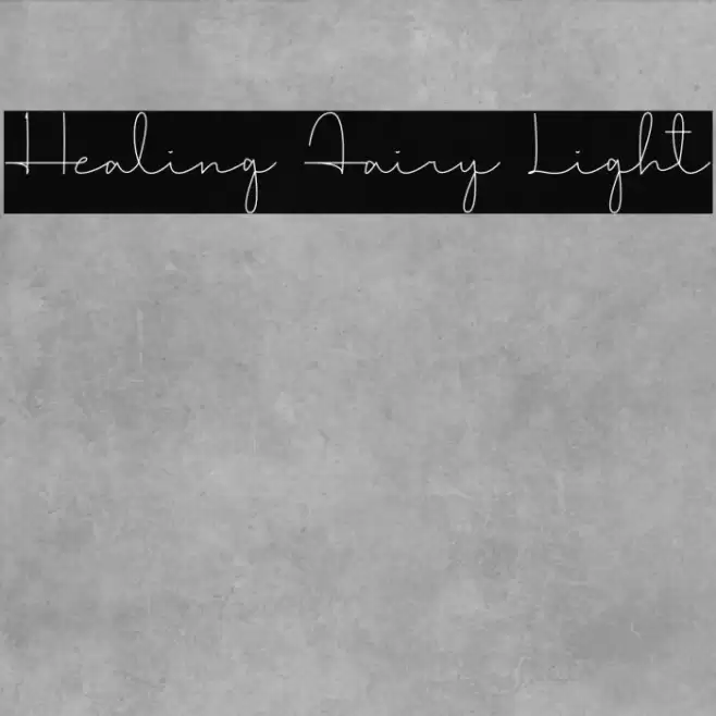 Healing Fairy Light Font examples