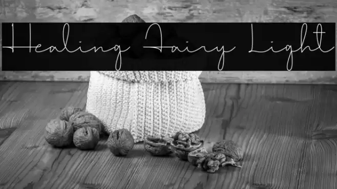 Healing Fairy Light Font examples