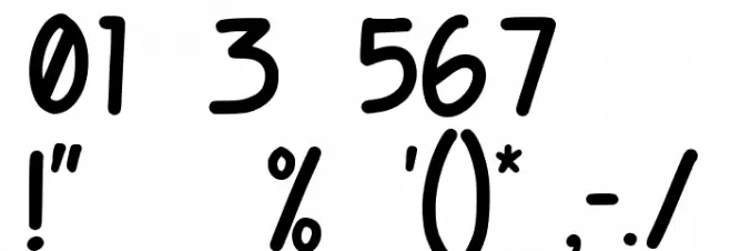 Healing Sunday Font OTHER CHARS