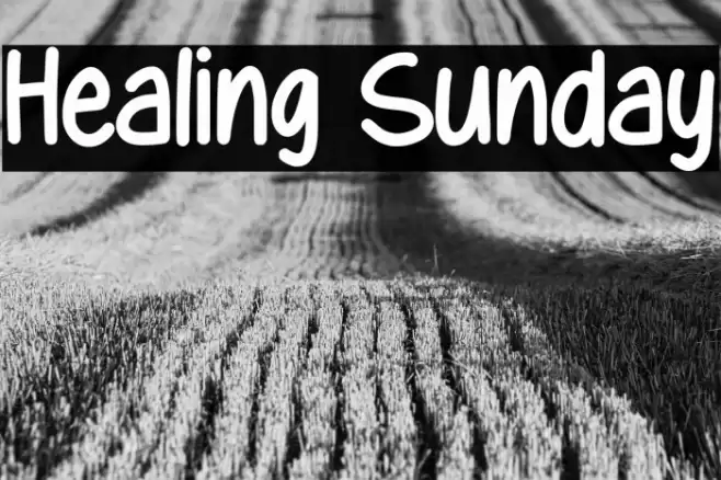 Healing Sunday Font examples
