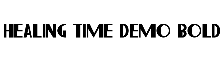 Healing Time Demo Bold  Frei Schriftart Herunterladen