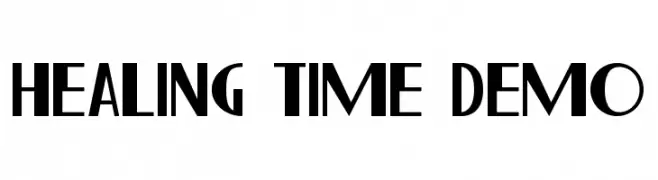 Healing Time Demo  Free Fonts Download
