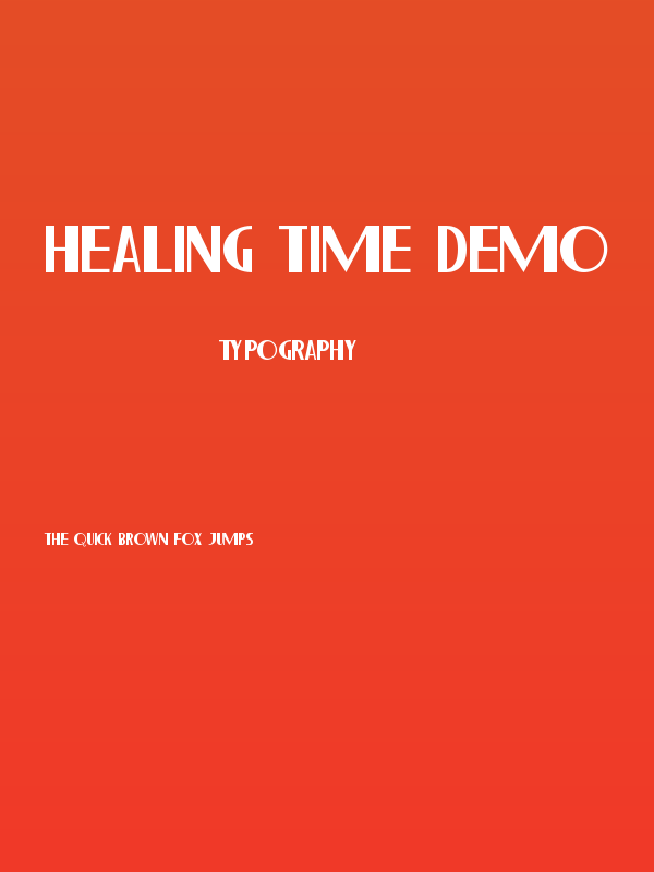 Healing Time Demo Poster