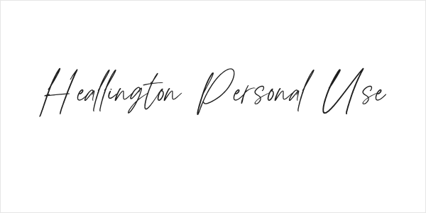 Heallington Personal Use Logo