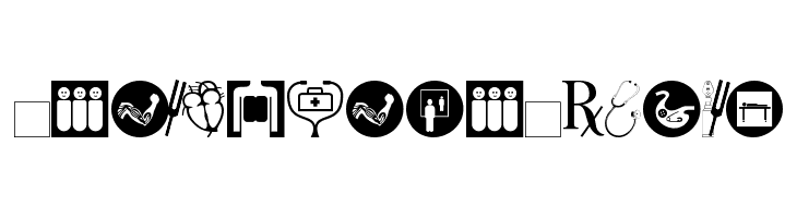 HealthcareSymbols  नि: शुल्क फ़ॉन्ट्स डाउनलोड