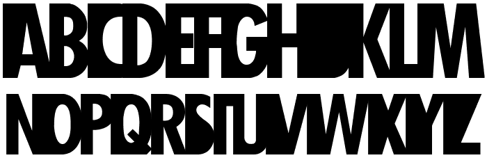 Healthy Alternative Font LOWERCASE