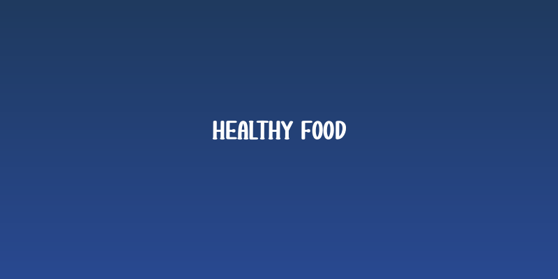 Healthy Food Social Header
