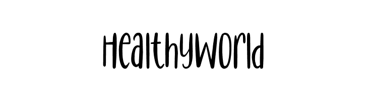 Healthy World  नि: शुल्क फ़ॉन्ट्स डाउनलोड