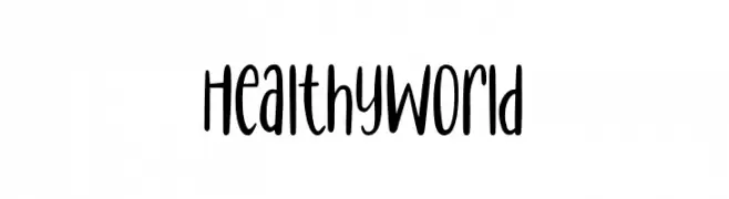 Healthy World  フリーフォントのダウンロード