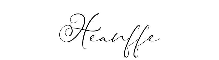 Heanffe  नि: शुल्क फ़ॉन्ट्स डाउनलोड