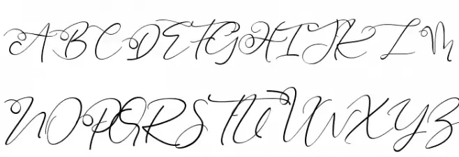 Heanffe Schriftart Groß