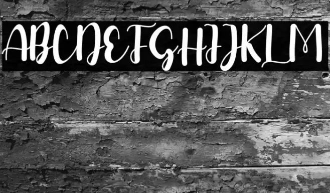 Heart Affair Font examples